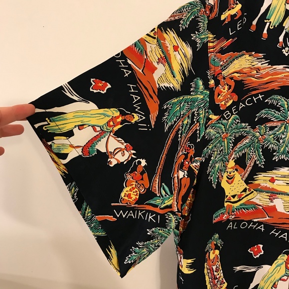 Sun Surf Rayon Short Sleeves Hawaiian Shirt XL - Picture 8 of 13